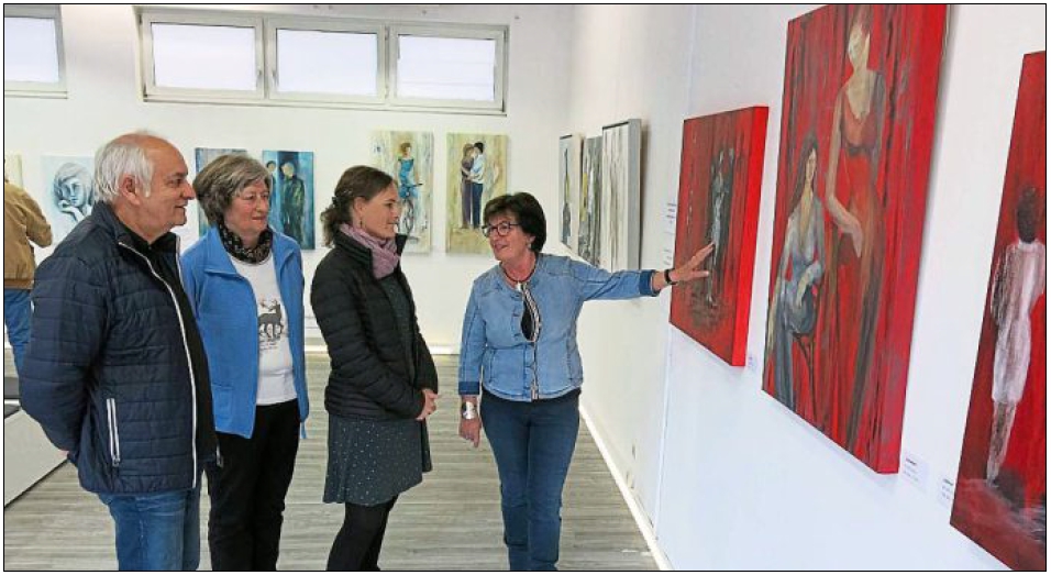 Menschen – Individuen: Erika Jehle stellt beim Kunstverein Rheinstetten aus. (Foto: AK)