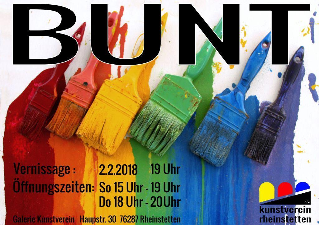 Ausstellung des Kunstverein Rheinstetten - BUNT
